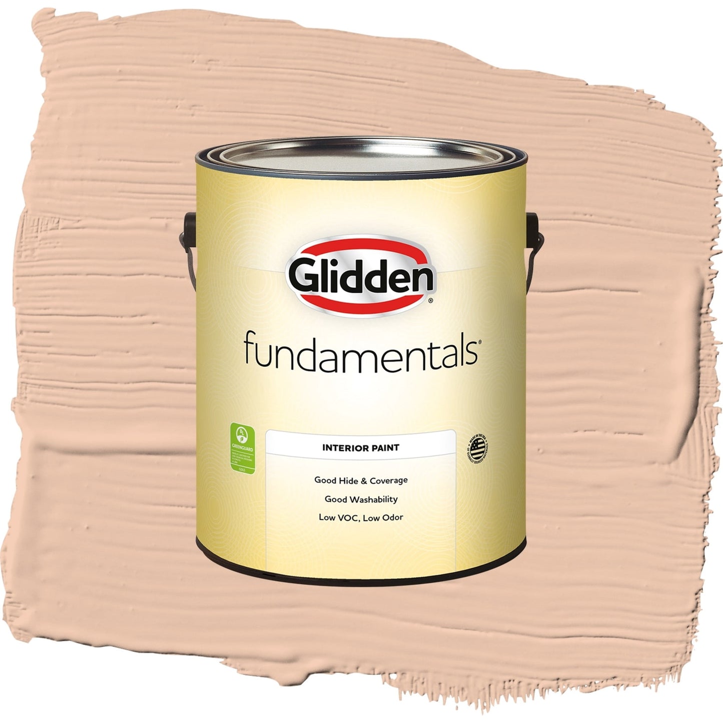 Glidden Fundamentals Beach Vibes / Orange, Semi-Gloss Interior Paint, 1 Gallon