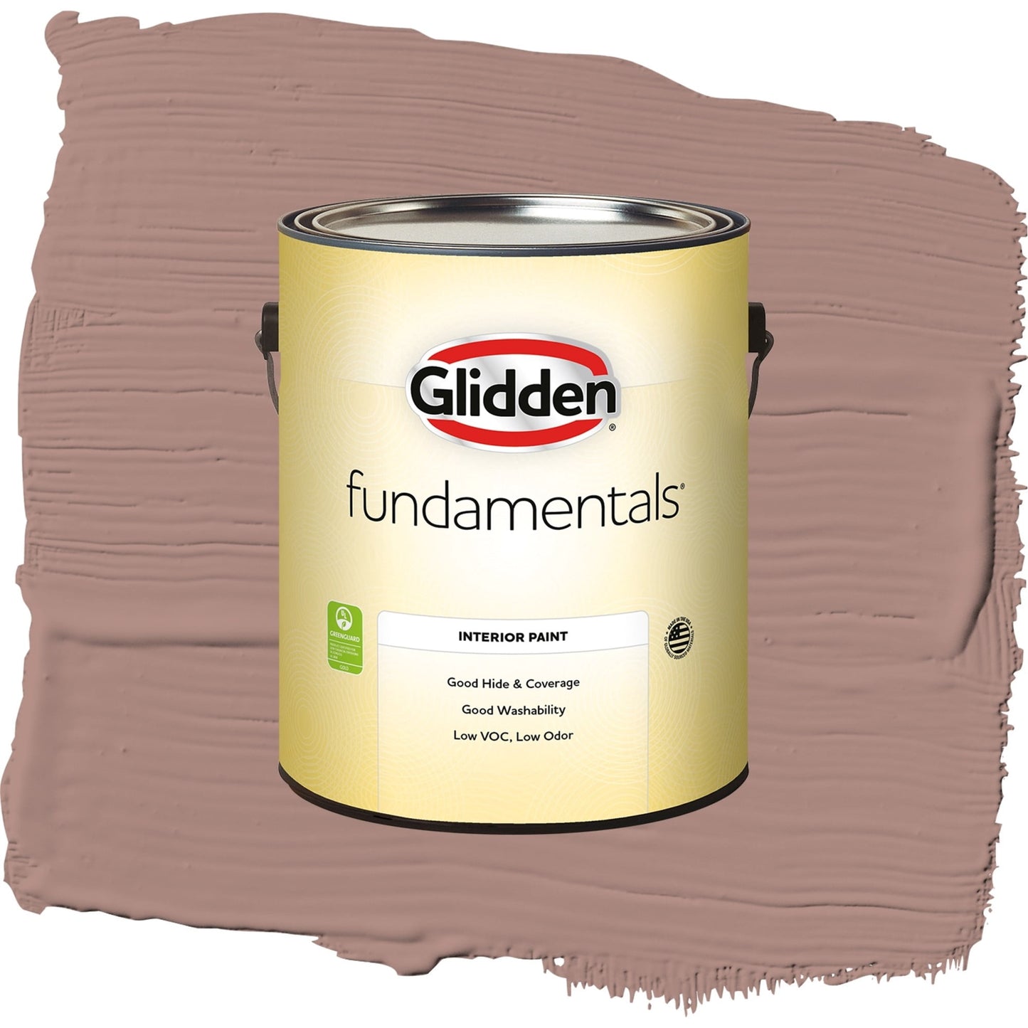 Glidden Fundamentals Bedford Brown / Red, Semi-Gloss Interior Paint, 1 Gallon