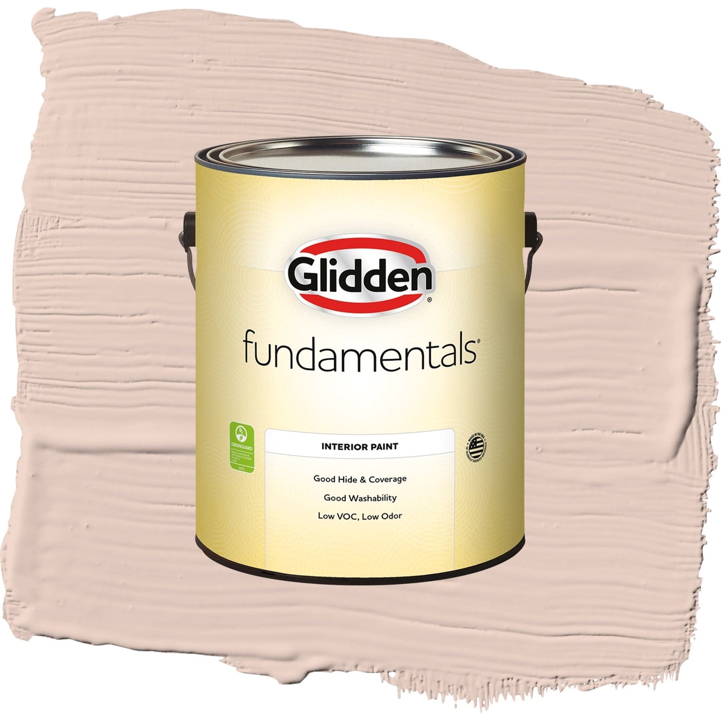 Glidden Fundamentals Belle of the Ball / Pink, Semi-Gloss Interior Paint, 1 Gallon