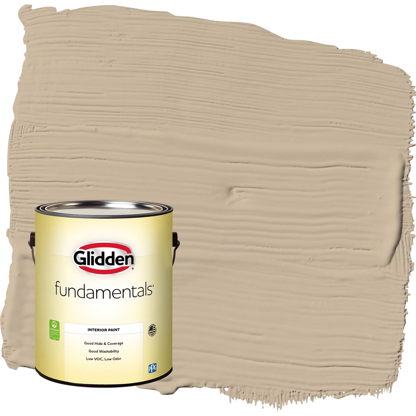Glidden Fundamentals Best Beige / Beige, Eggshell Interior Paint, 1 Gallon