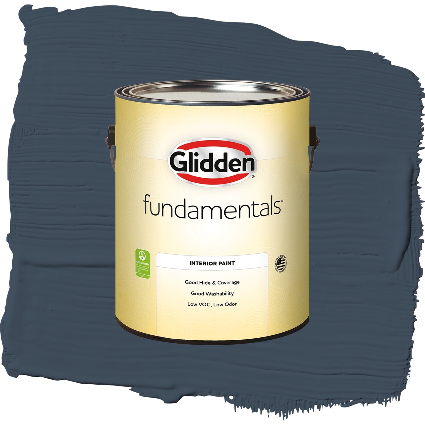Glidden Fundamentals Cavalry / Navy Blue Eggshell Interior Paint, 1 Gallon