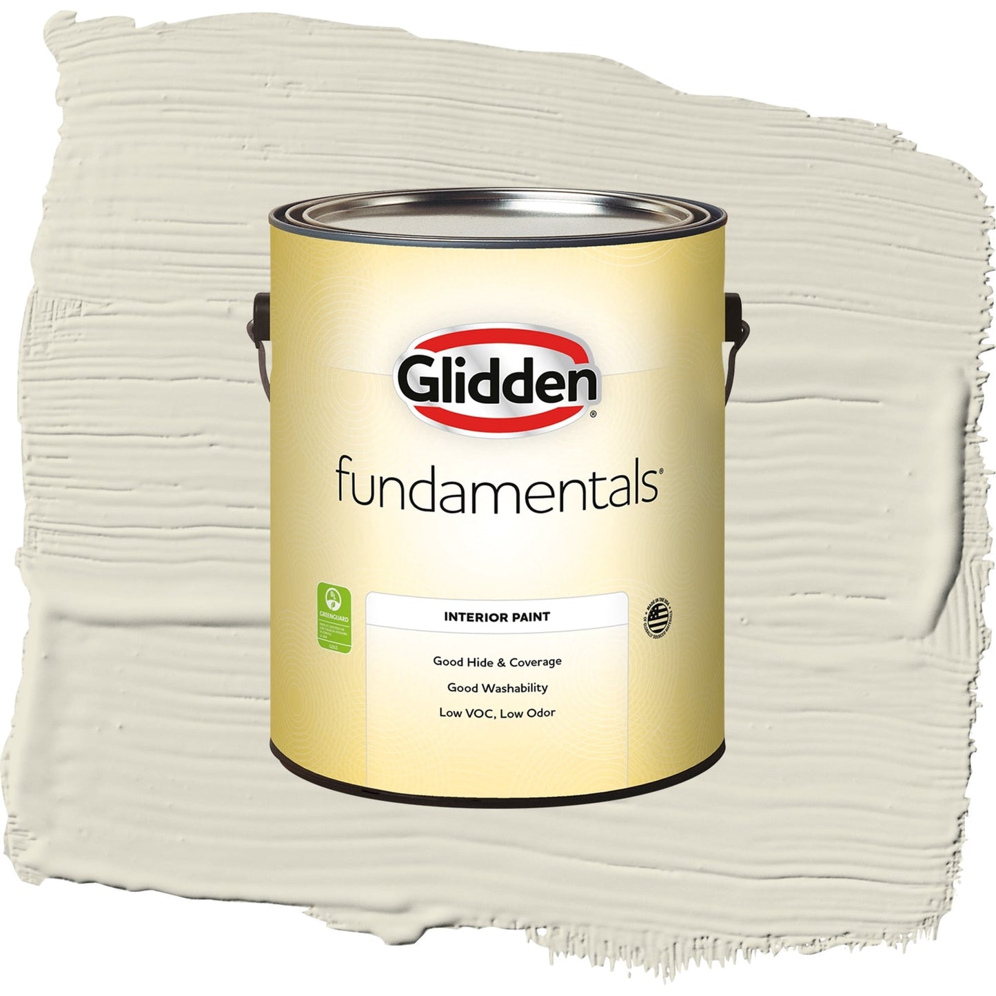 Glidden Fundamentals Cocoon / Grey, Eggshell Interior Paint, 1 Gallon