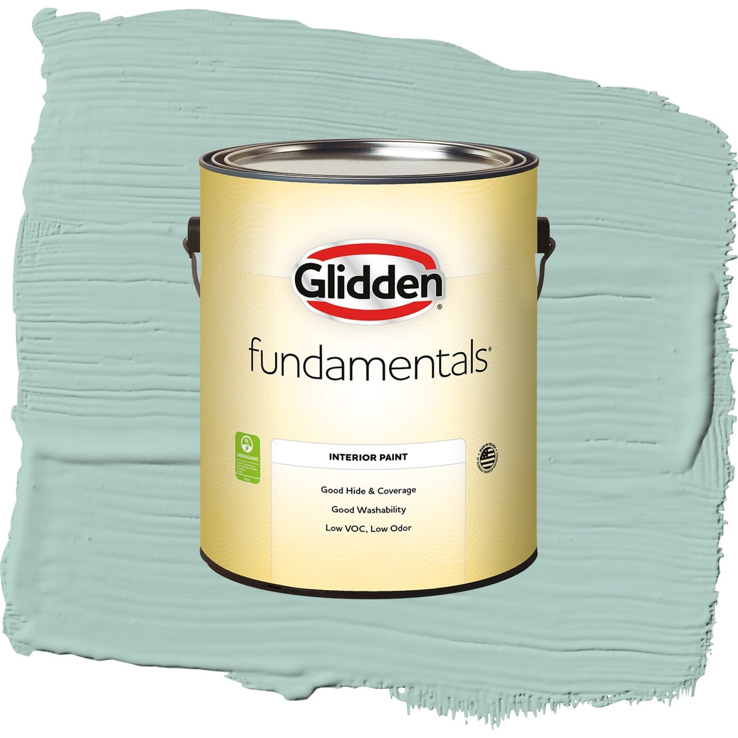 Glidden Fundamentals Copenhagen / Green, Eggshell Interior Paint, 1 Gallon