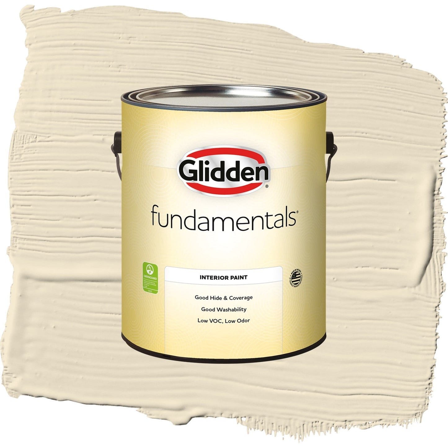 Glidden Fundamentals Heavy Cream / Beige, Eggshell Interior Paint, 1 Gallon
