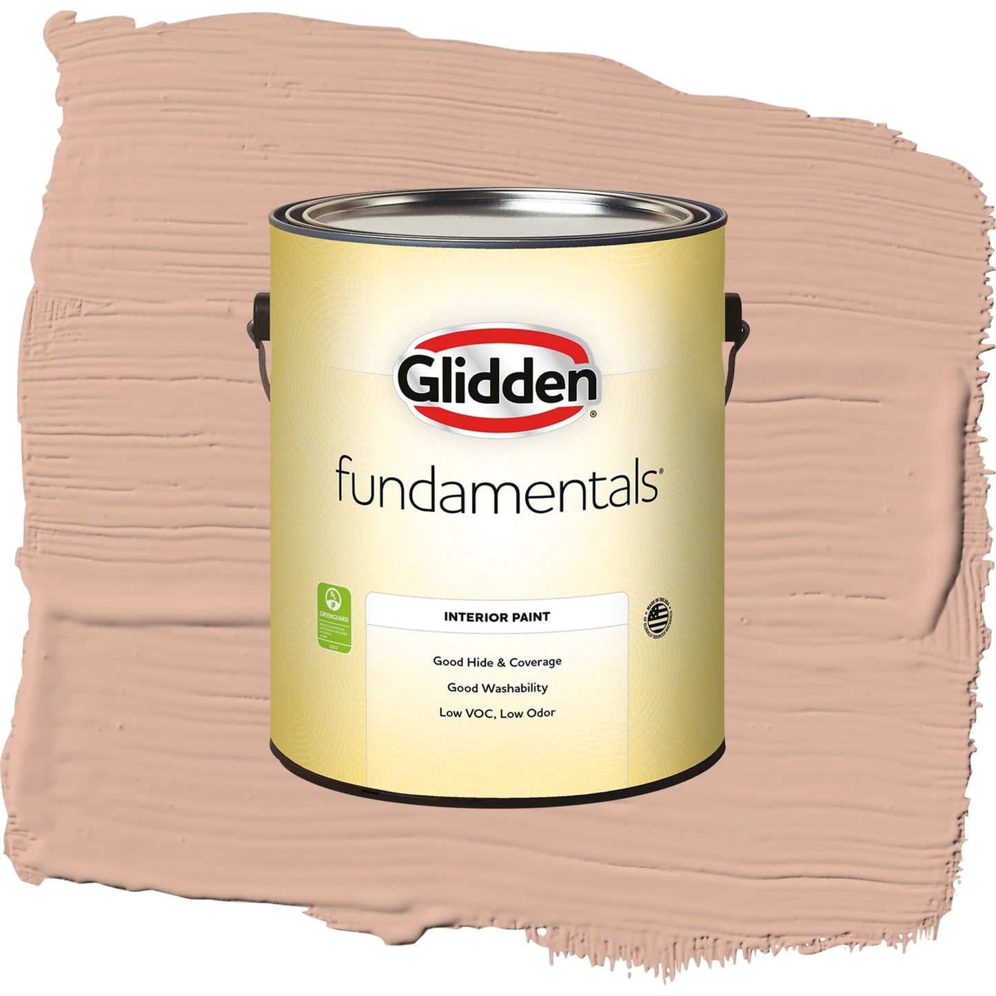 Glidden Fundamentals Lazy Summer / Orange, Eggshell Interior Paint, 1 Gallon