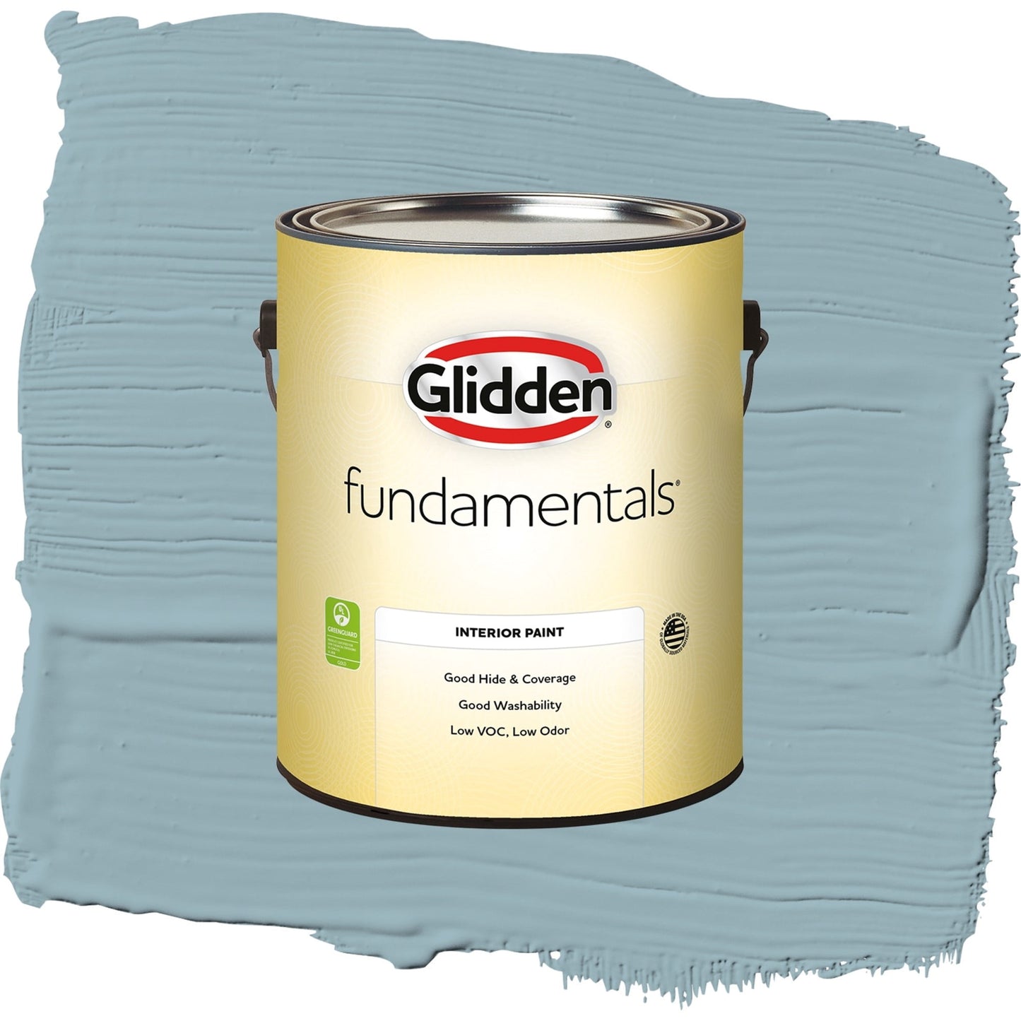 Glidden Fundamentals Mountain Stream / Blue, Semi-Gloss Interior Paint, 1 Gallon