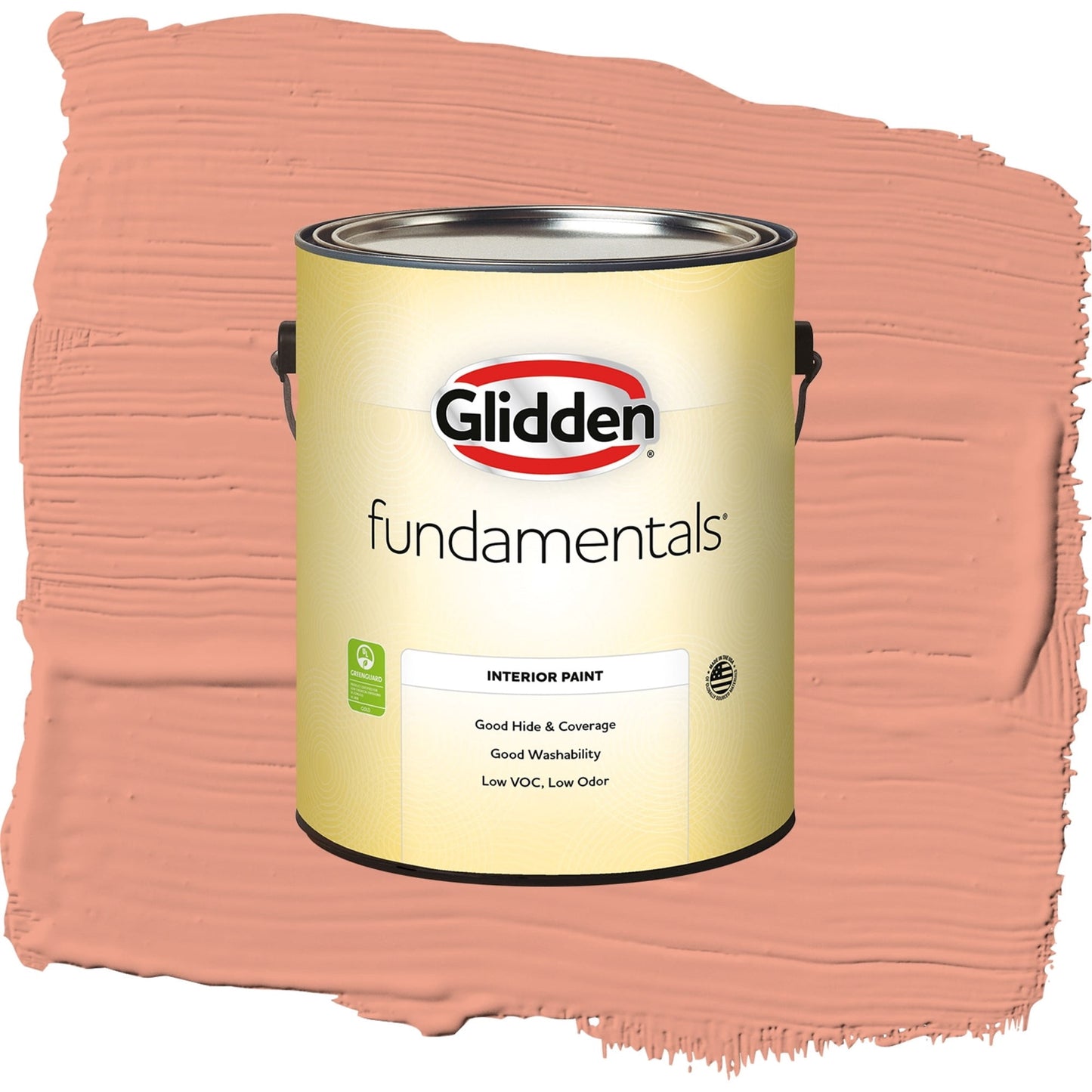 Glidden Fundamentals Opal Fire / Orange, Eggshell Interior Paint, 1 Gallon