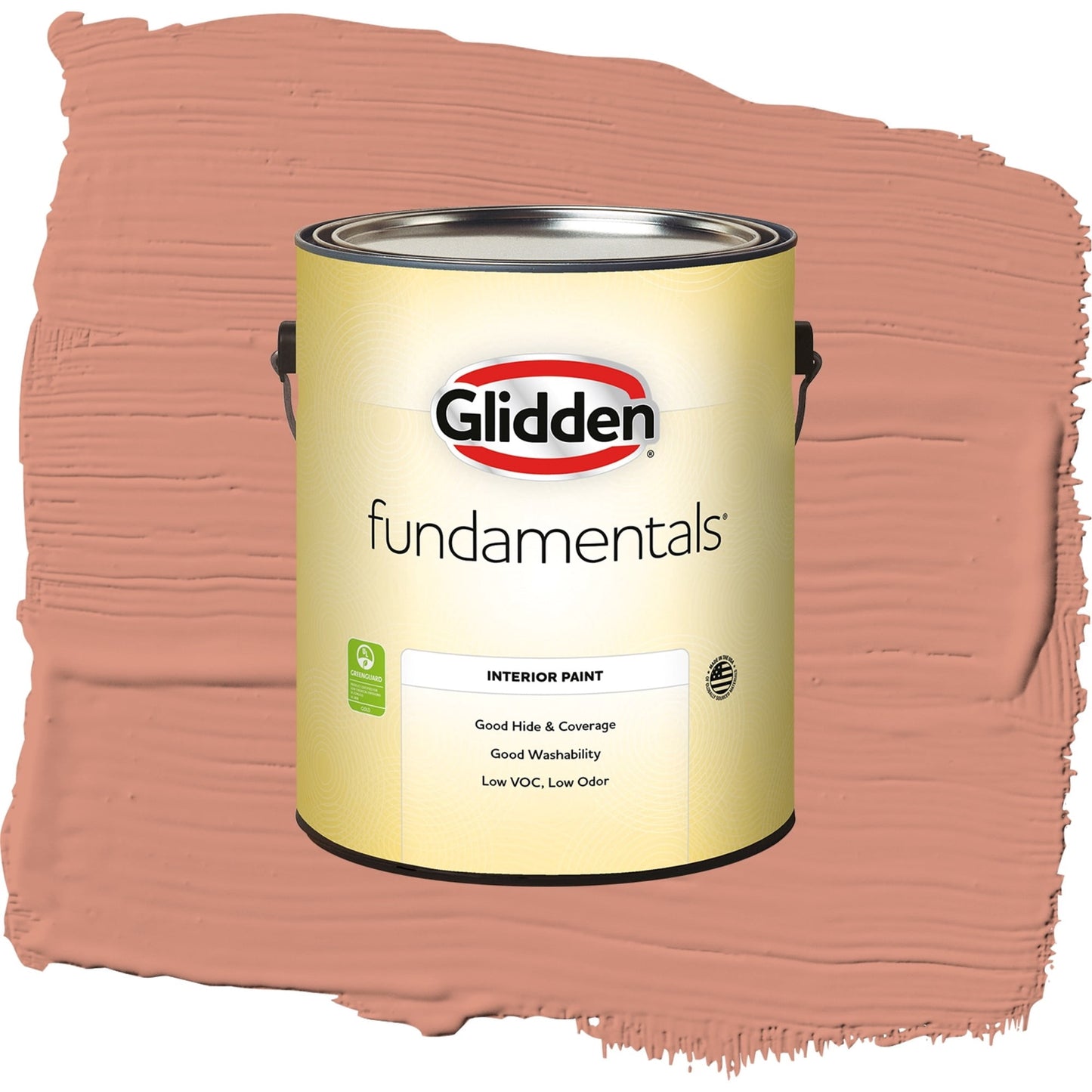 Glidden Fundamentals Orange Essential / Orange, Semi-Gloss Interior Paint, 1 Gallon