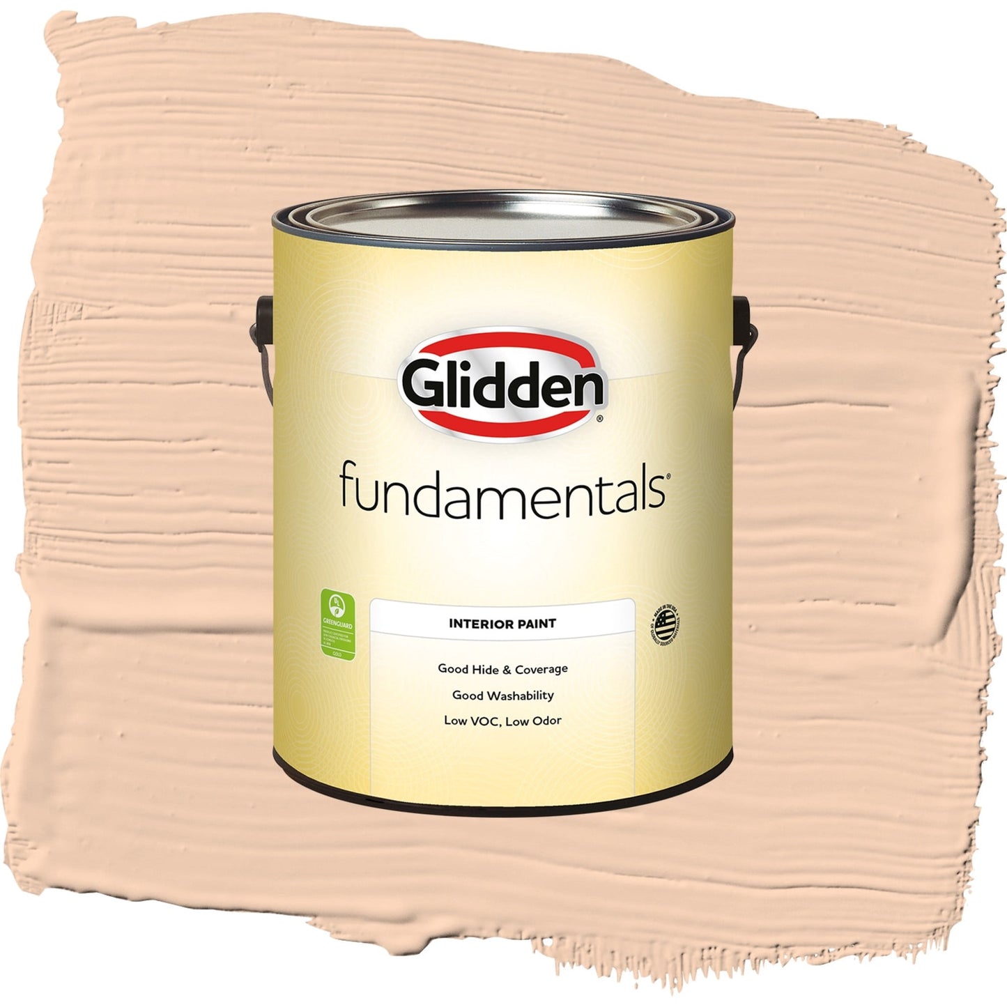 Glidden Fundamentals Peach Darling / Orange, Eggshell Interior Paint, 1 Gallon