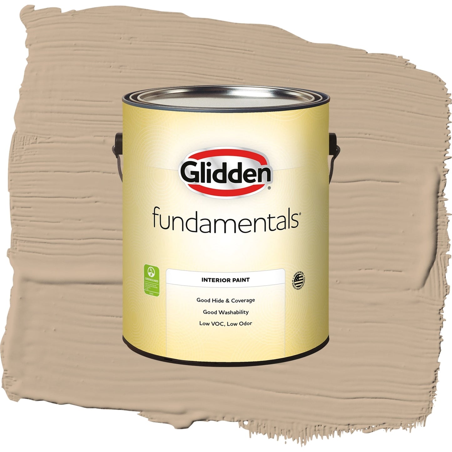 Glidden Fundamentals Persuasion / Beige, Eggshell Interior Paint, 1 Gallon