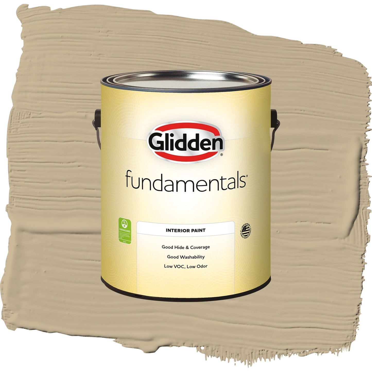 Glidden Fundamentals Rock Cliffs / Beige, Eggshell Interior Paint, 1 Gallon