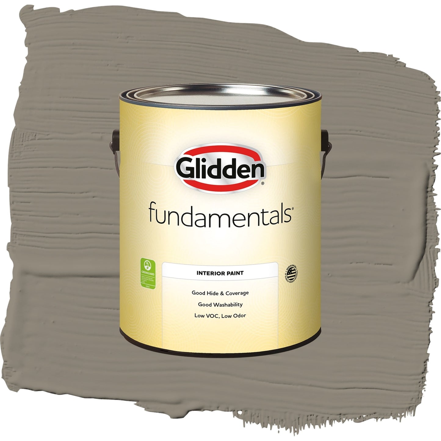 Glidden Fundamentals Roller Coaster / Tan, Semi-Gloss Interior Paint, 1 Gallon
