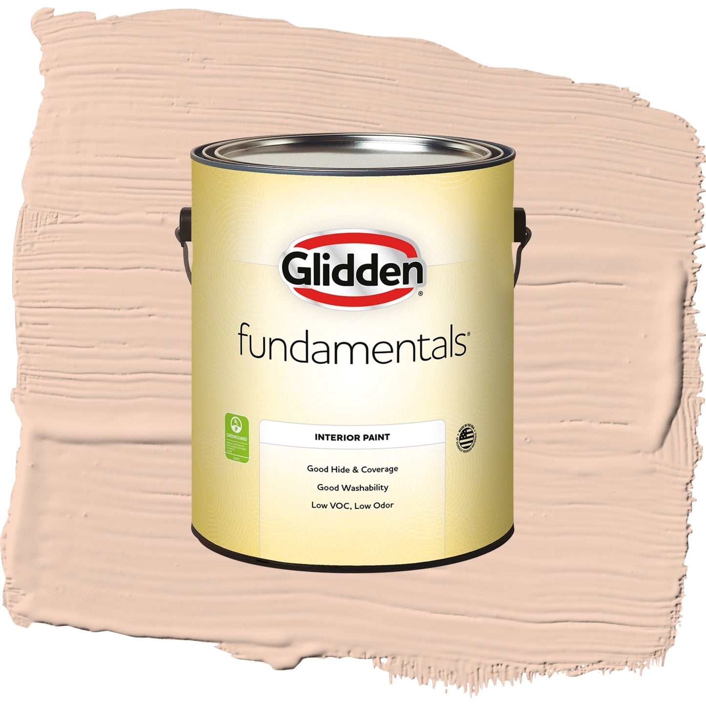 Glidden Fundamentals Scotchtone / Orange, Semi-Gloss Interior Paint, 1 Gallon