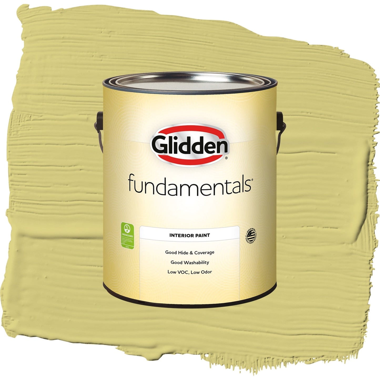 Glidden Fundamentals Serene Scene / Green, Eggshell Interior Paint, 1 Gallon