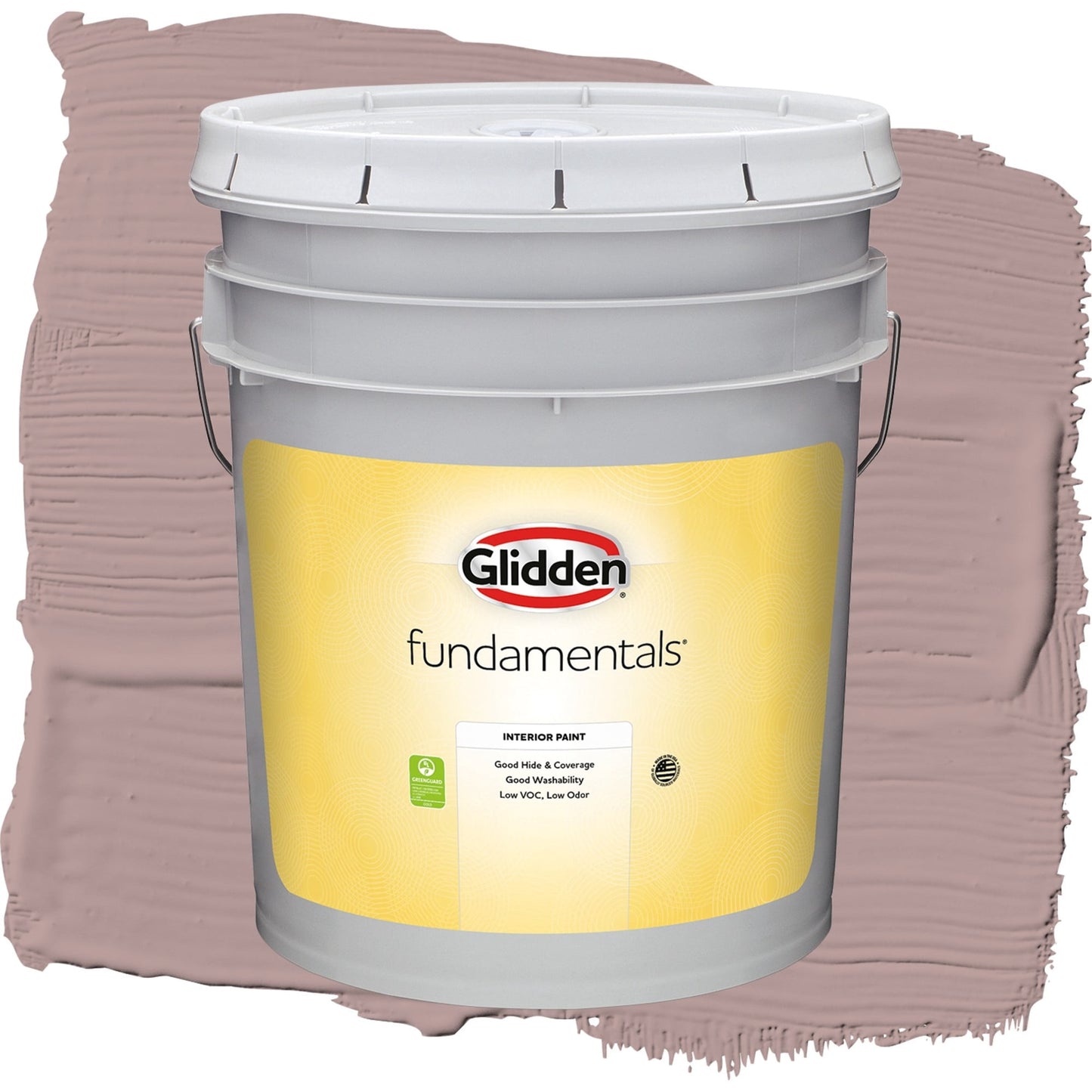 Glidden Fundamentals Tawny Mushroom / Pink, Eggshell Interior Paint, 5 Gallon