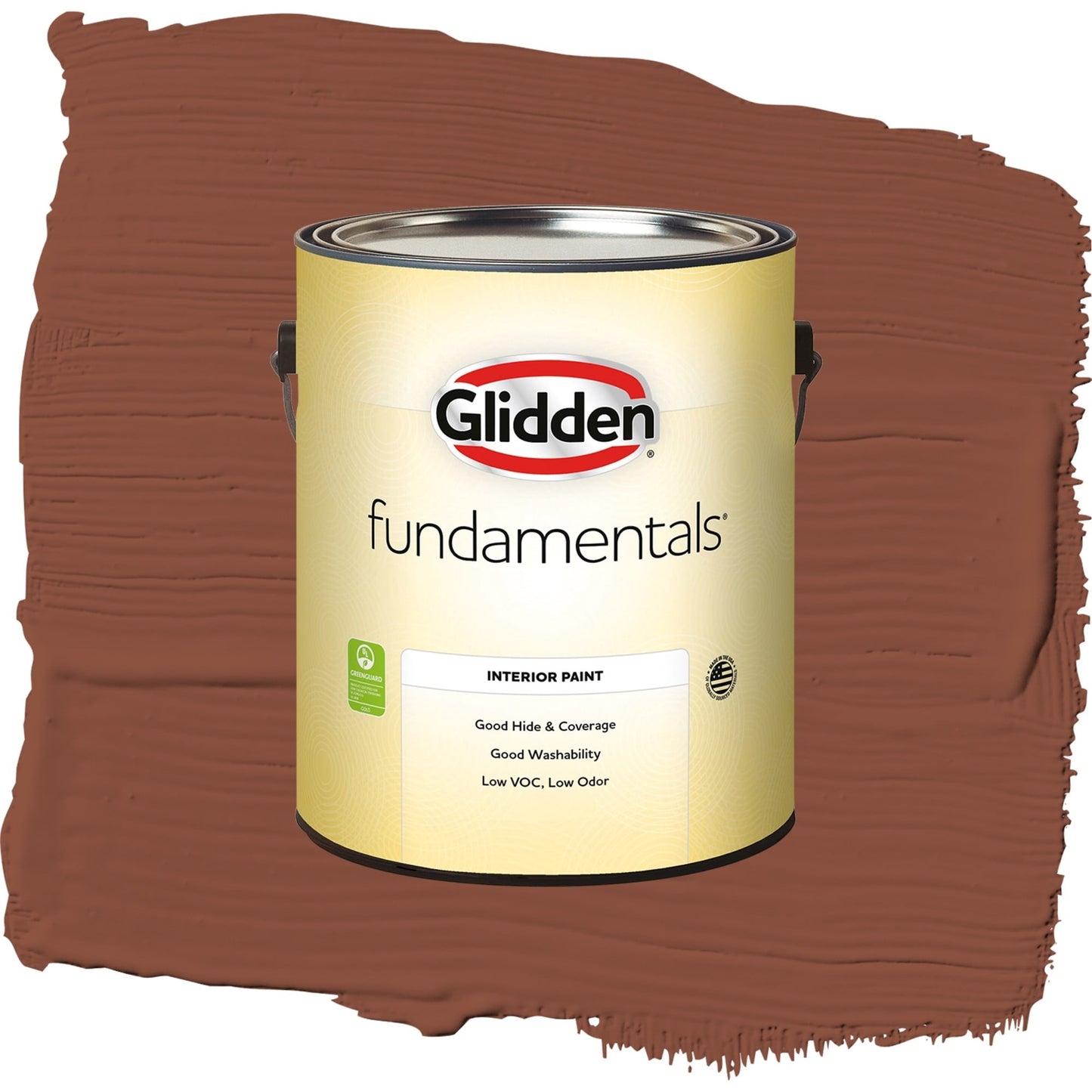 Glidden Fundamentals Warm Wassail / Orange, Eggshell Interior Paint, 1 Gallon