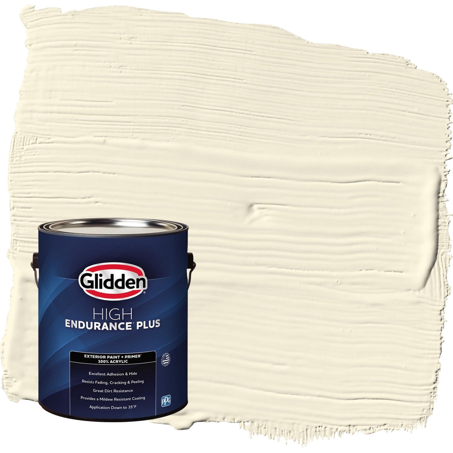 Glidden HEP Mesa Beige / Yellow Semi-Gloss Exterior Paint with Primer, 1 Gallon