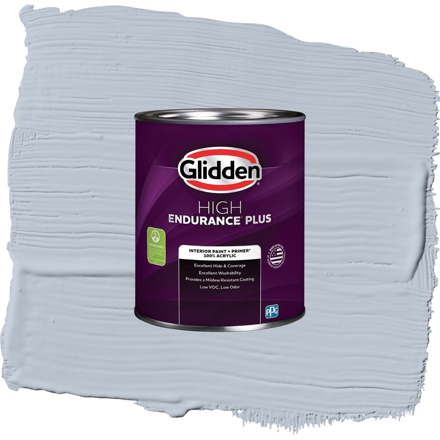 Glidden HEP Blue Dolphin / Blue, Semi-Gloss Interior Paint with Primer, 1 Quart