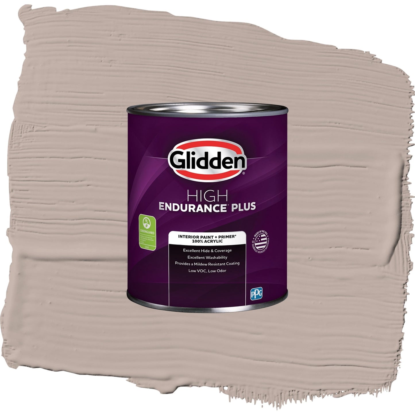 Glidden HEP Thumper / Beige, Semi-Gloss Interior Paint with Primer, 1 Quart