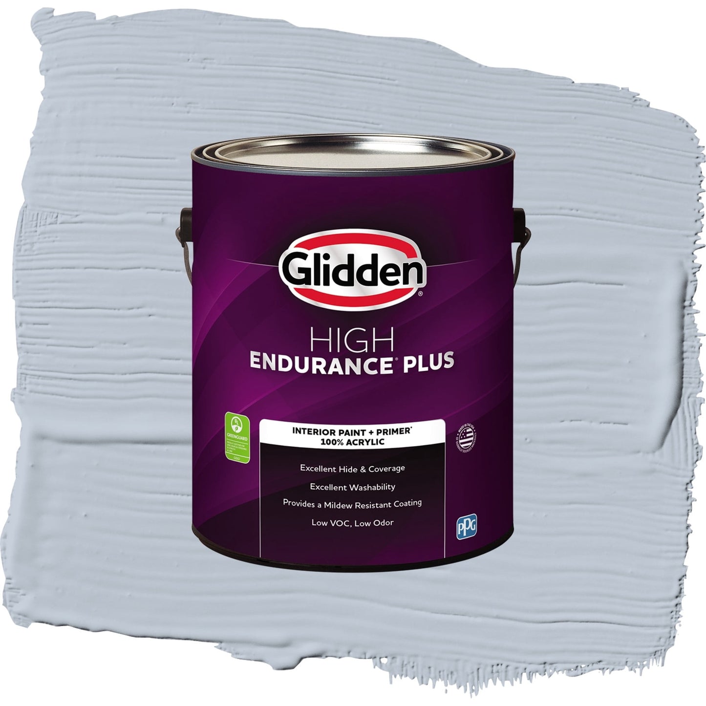 Glidden HEP Blue Dolphin / Blue, Eggshell Interior Paint with Primer, 1 Gallon