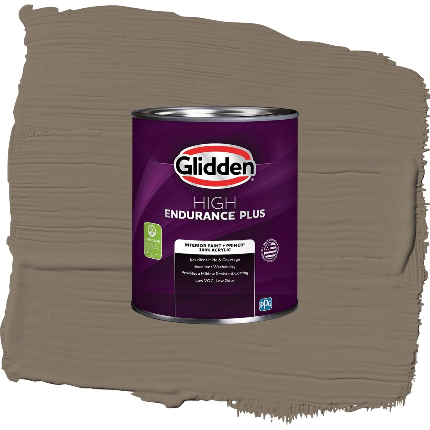 Glidden HEP Clam Shell / Beige, Eggshell Interior Paint with Primer, 1 Quart