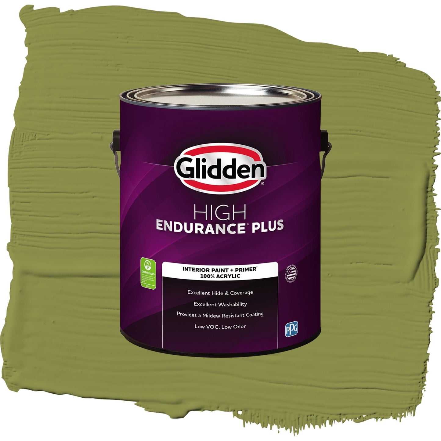 Glidden HEP Enough Is Enough Interior Paint + Primer Flat , 1 Gallon
