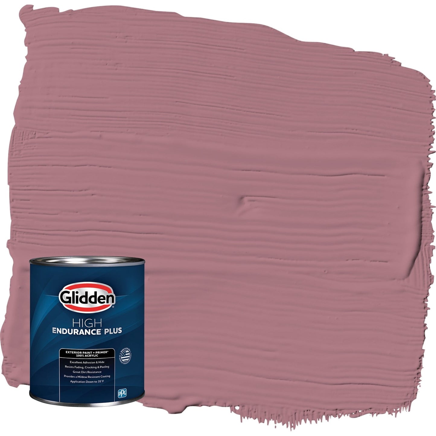 Glidden HEP Mauve Madness / Purple Semi-Gloss Exterior Paint with Primer, 1 Quart