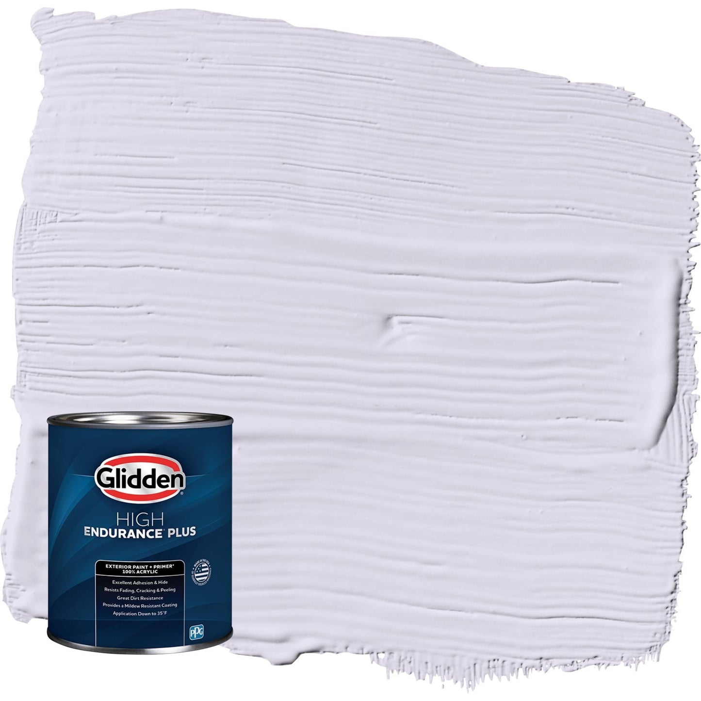 Glidden HEP Misty Violet / Purple Semi-Gloss Exterior Paint with Primer, 1 Quart