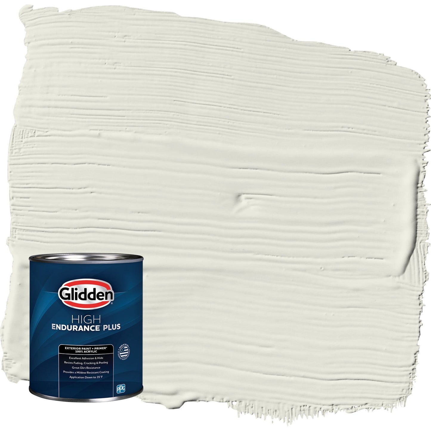 Glidden HEP Rain Cloud / Green Semi-Gloss Exterior Paint with Primer, 1 Quart