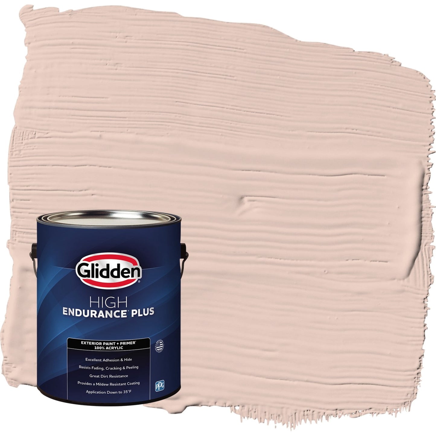 Glidden HEP Sultan Sand / Orange Semi-Gloss Exterior Paint with Primer, 1 Gallon