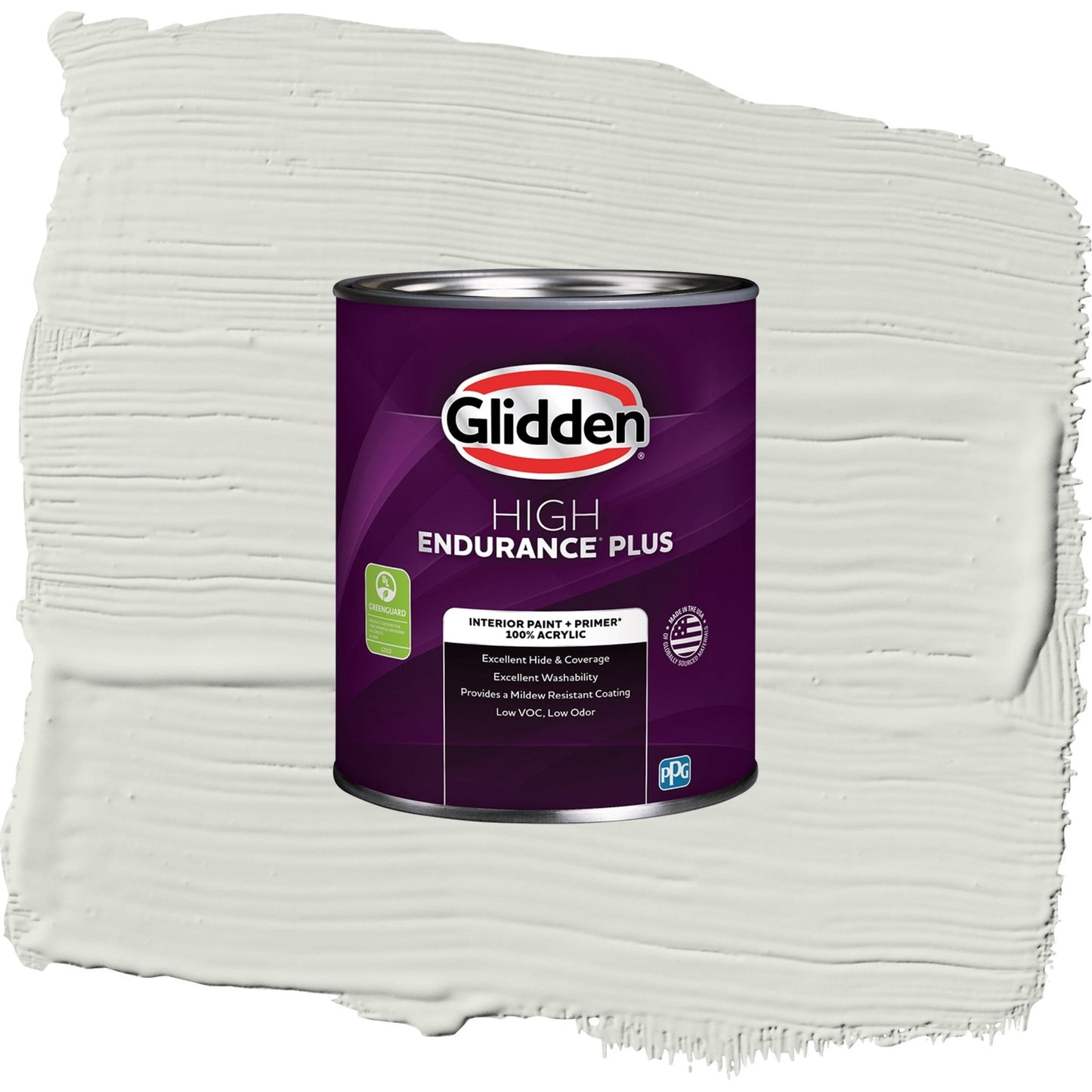 Glidden HEP Anonymous / Green, Eggshell Interior Paint with Primer, 1 Quart