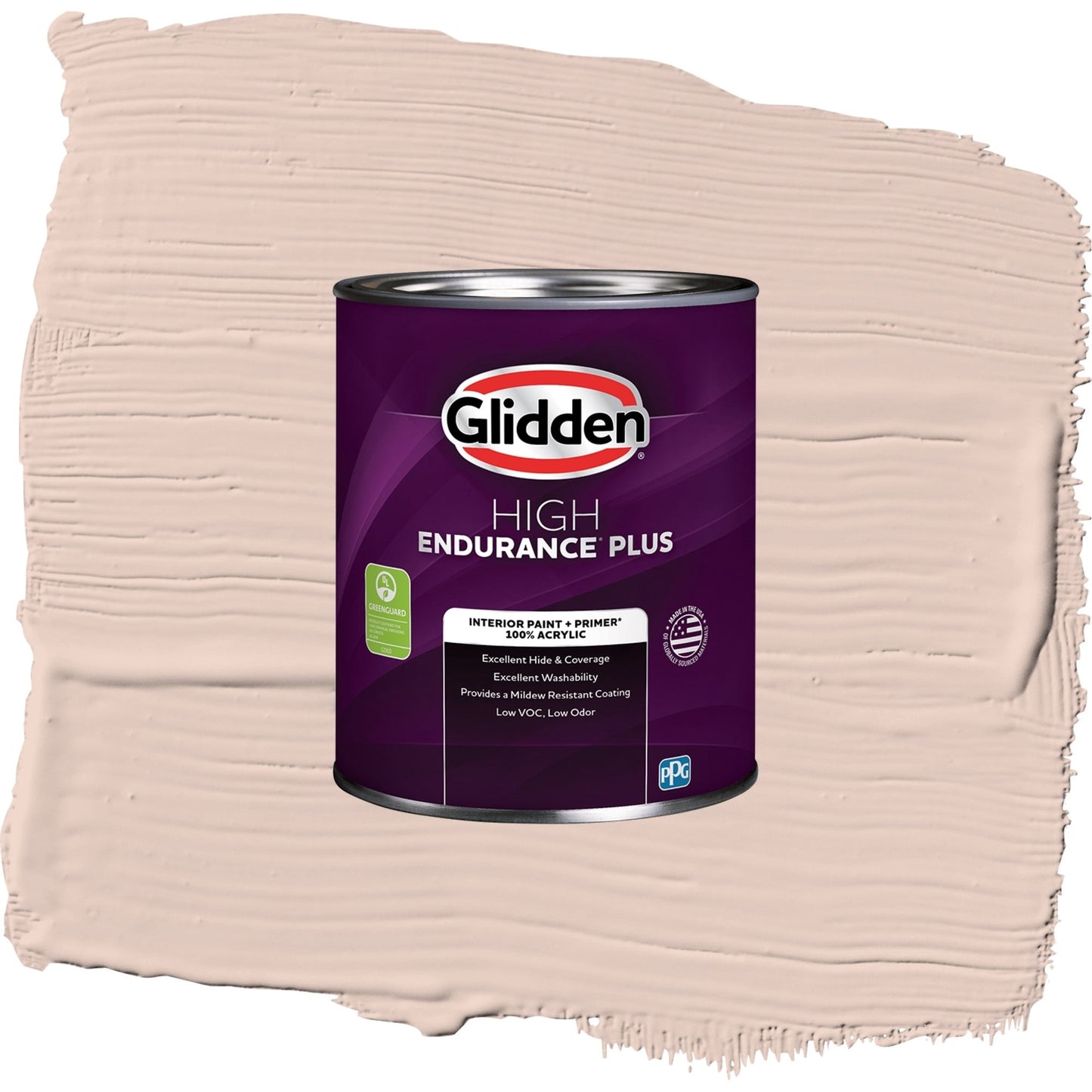 Glidden HEP Belle of the Ball / Pink, Semi-Gloss Interior Paint with Primer, 1 Quart