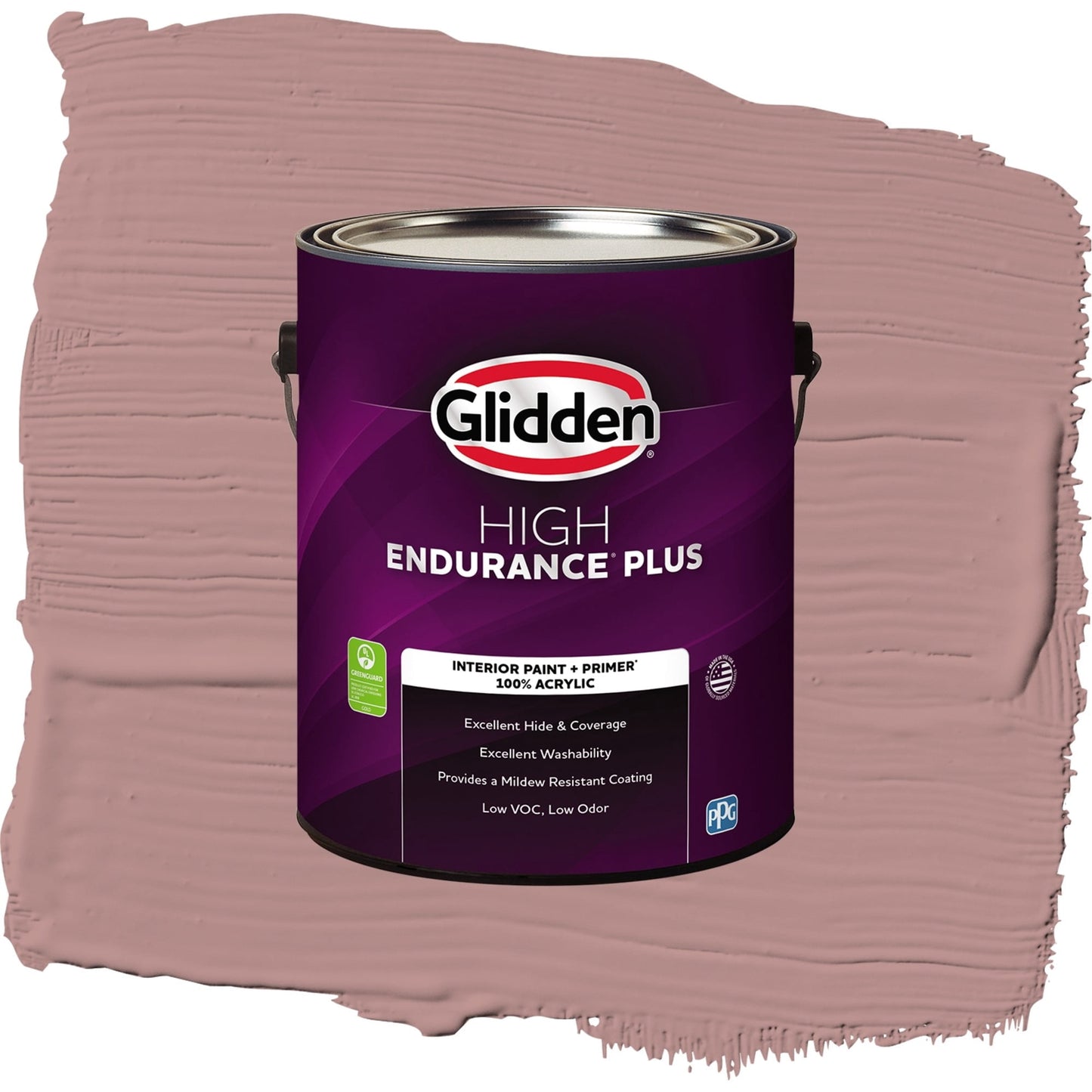 Glidden HEP Brandy Snaps / Red, Eggshell Interior Paint with Primer, 1 Gallon