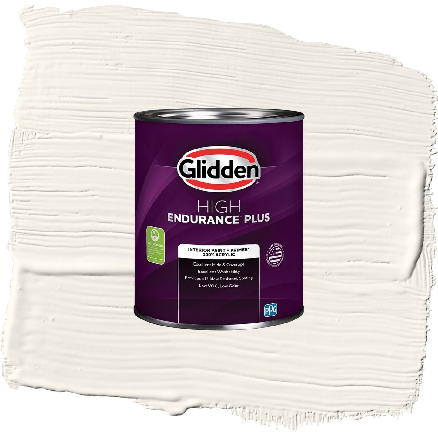 Glidden HEP Cow's Milk / Off White Semi-Gloss Interior Paint with Primer, 1 Quart
