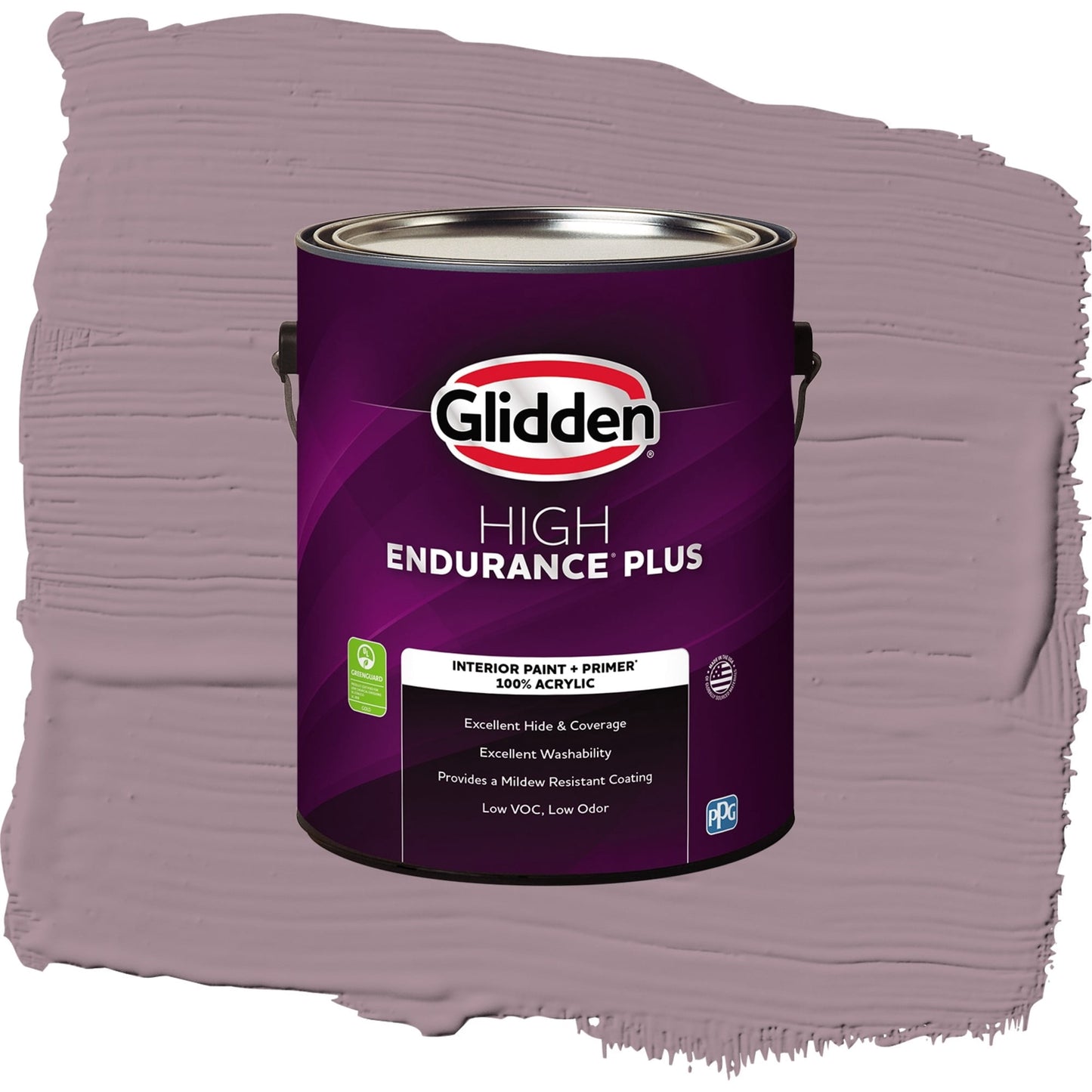 Glidden HEP Gothic Amethyst / Purple, Eggshell Interior Paint with Primer, 1 Gallon