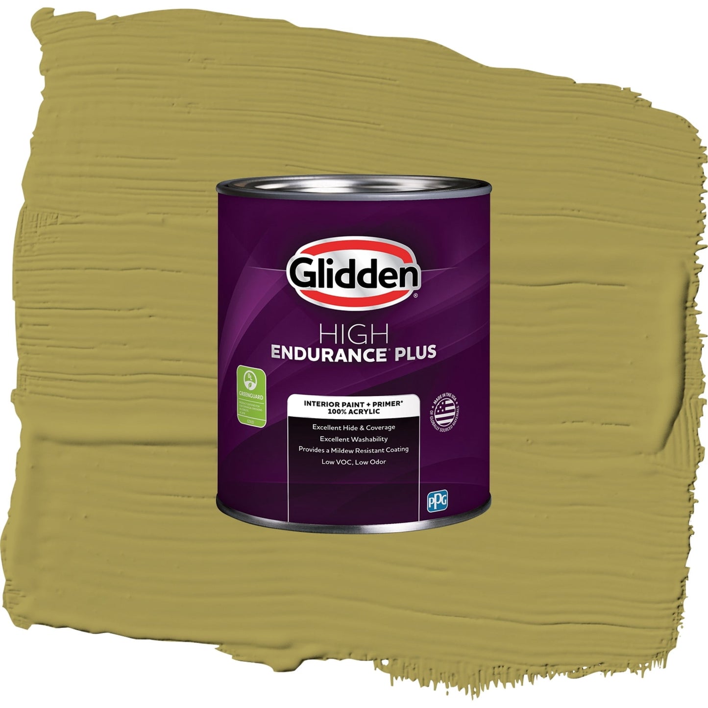 Glidden HEP Gremlin / Green, Eggshell Interior Paint with Primer, 1 Quart