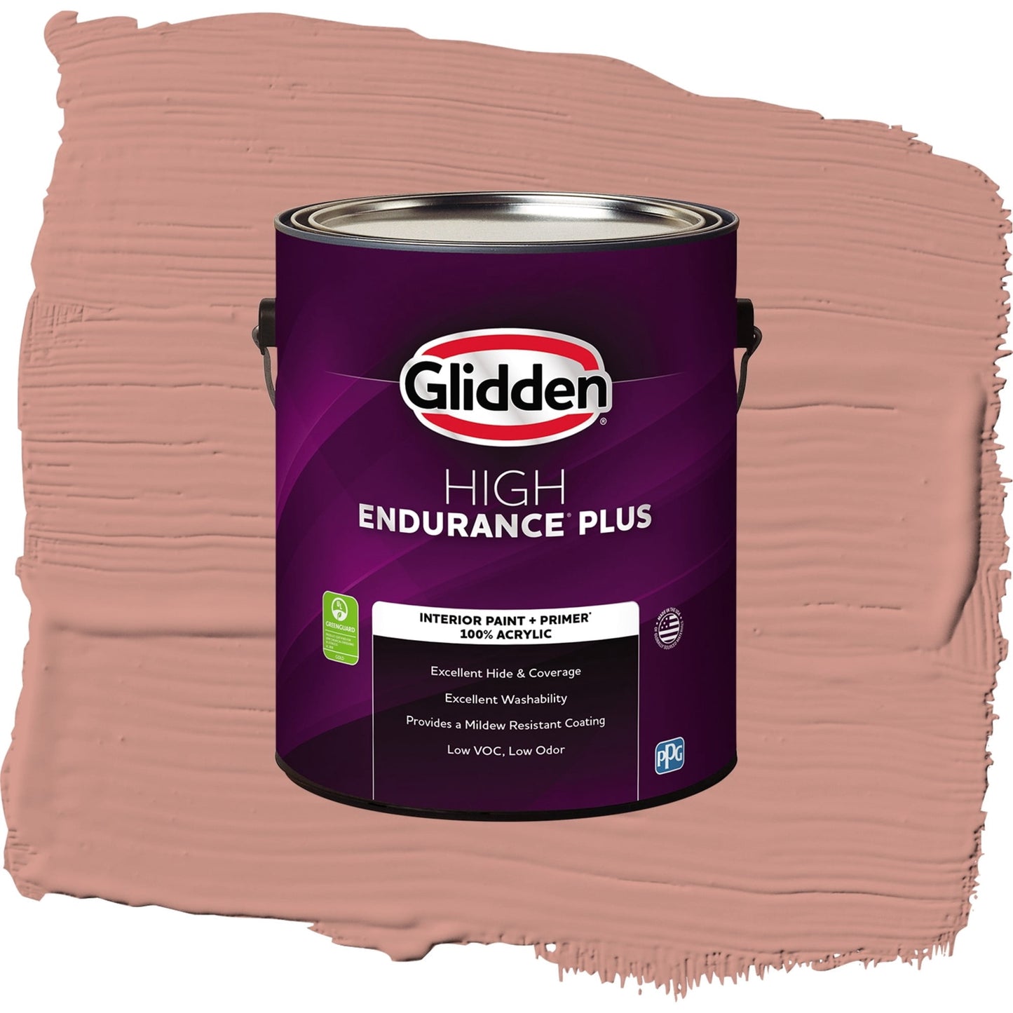 Glidden HEP Long Weekend / Orange, Semi-Gloss Interior Paint with Primer, 1 Gallon