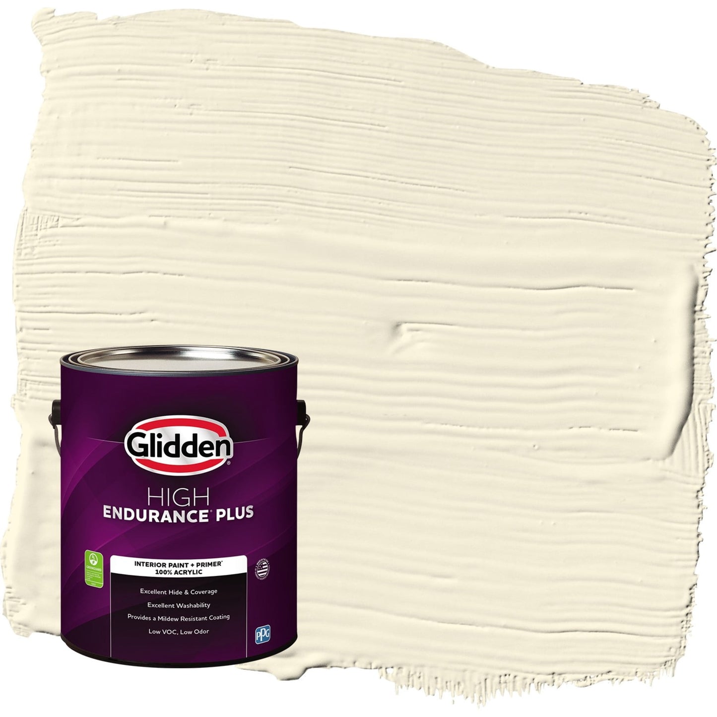 Glidden HEP Mesa Beige / Yellow, Flat Interior Paint with Primer, 1 Gallon
