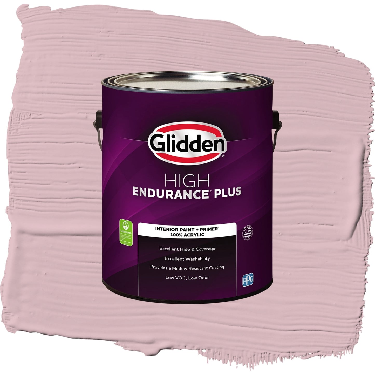 Glidden HEP Nostalgia / Purple, Flat Interior Paint with Primer, 1 Gallon