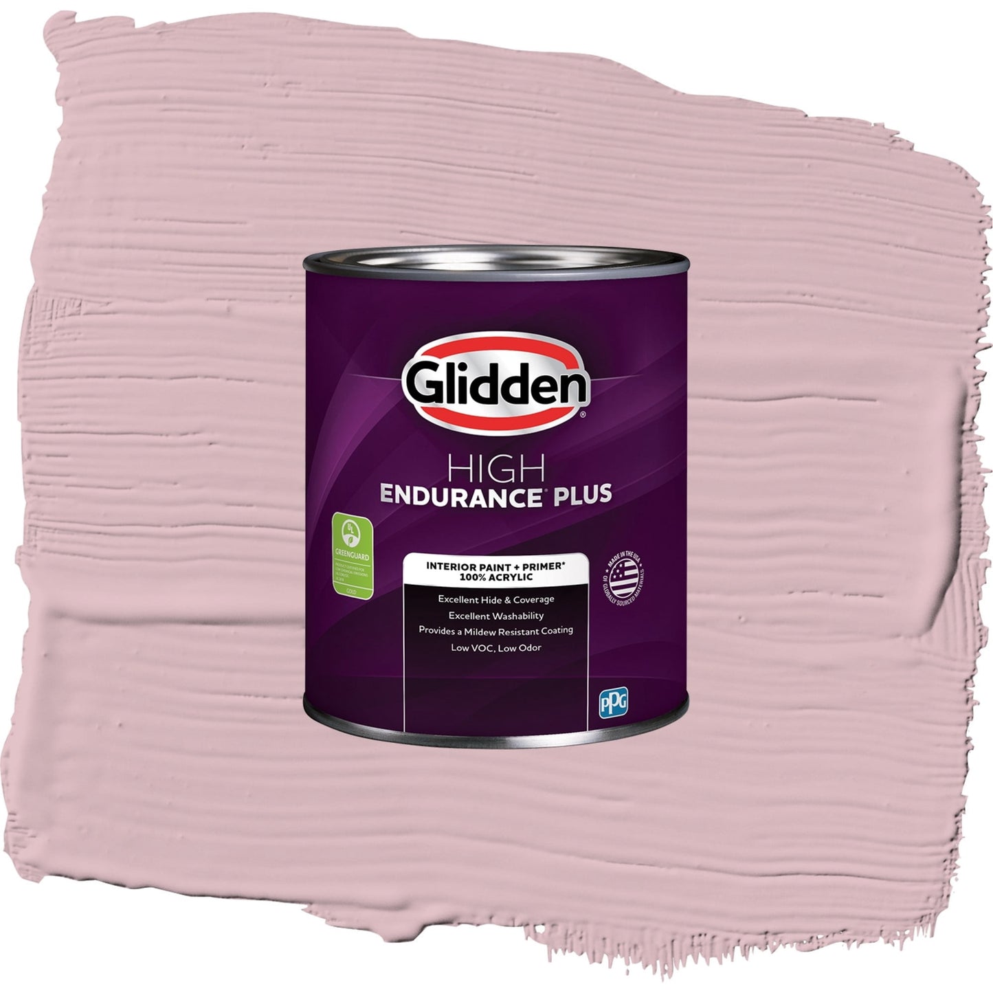 Glidden HEP Nostalgia / Purple, Semi-Gloss Interior Paint with Primer, 1 Quart