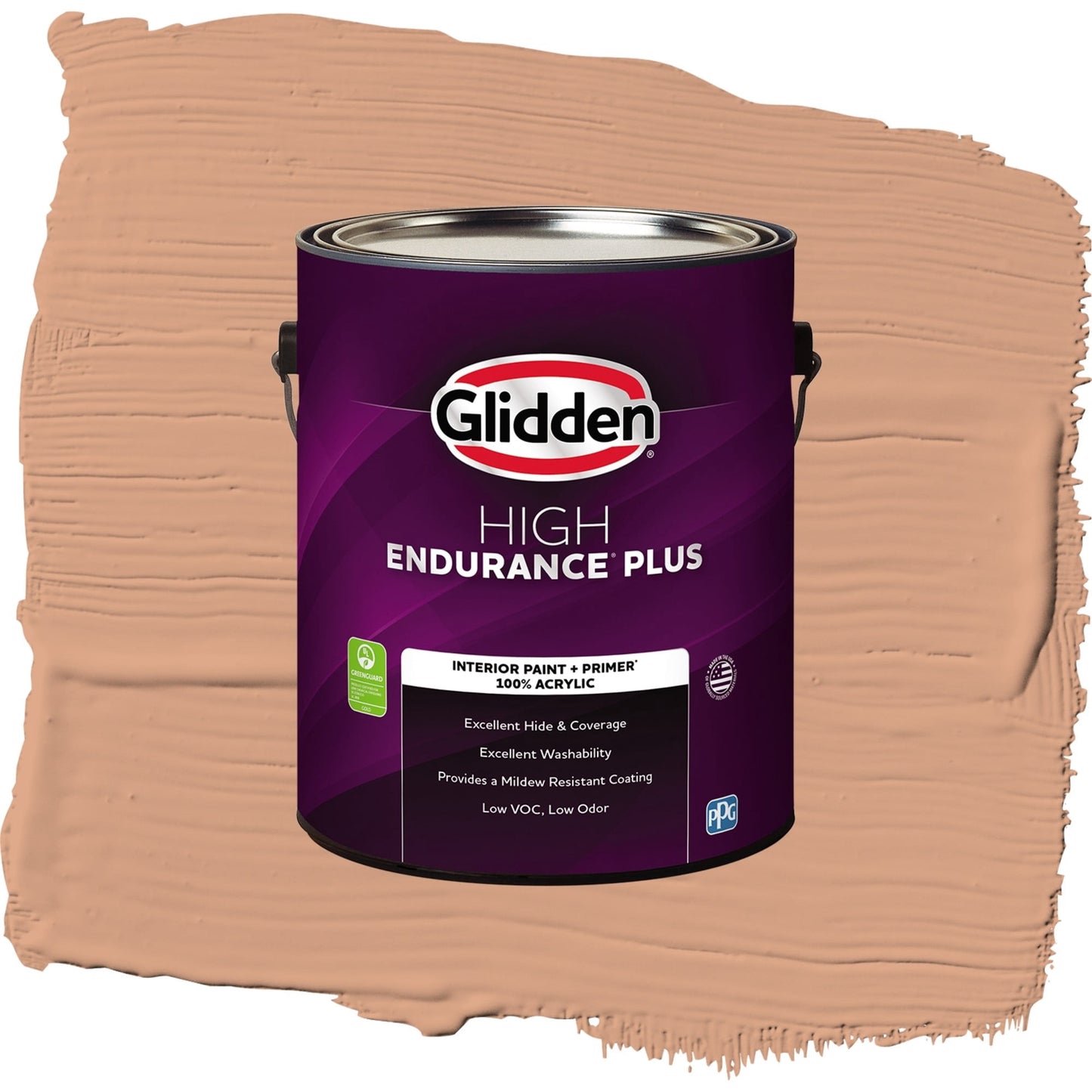 Glidden HEP Orange Maple / Orange, Eggshell Interior Paint with Primer, 1 Gallon