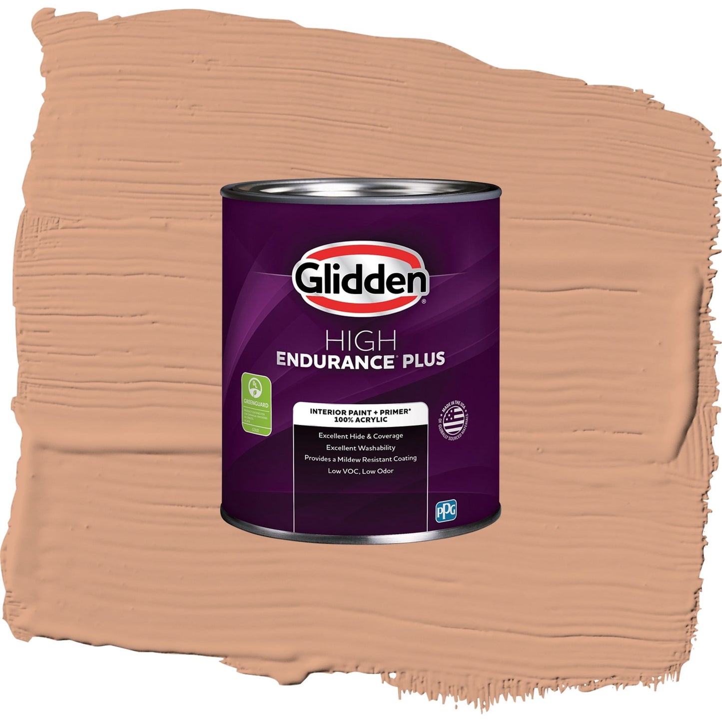 Glidden HEP Orange Maple / Orange, Semi-Gloss Interior Paint with Primer, 1 Quart