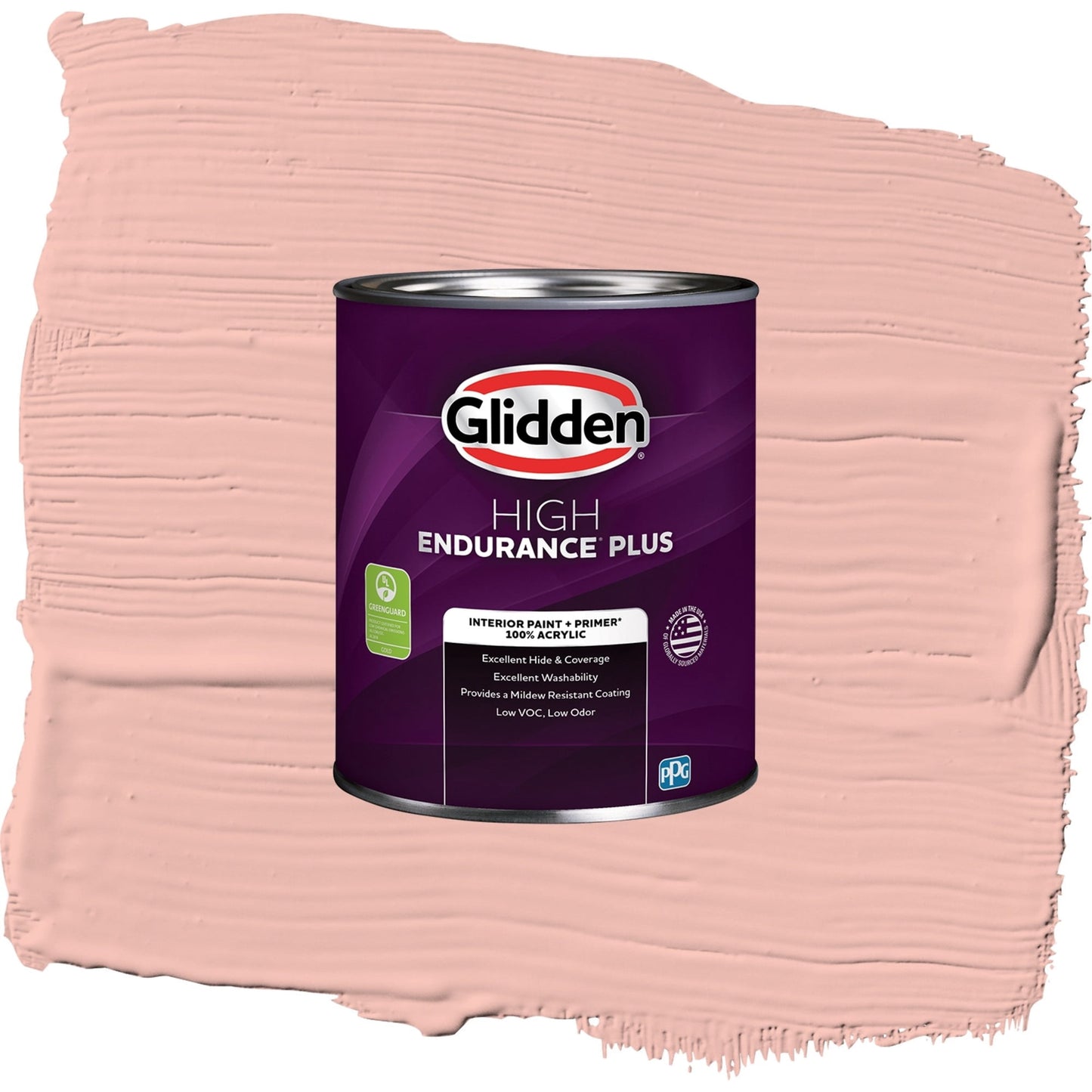 Glidden HEP Peach Beige / Red, Semi-Gloss Interior Paint with Primer, 1 Quart