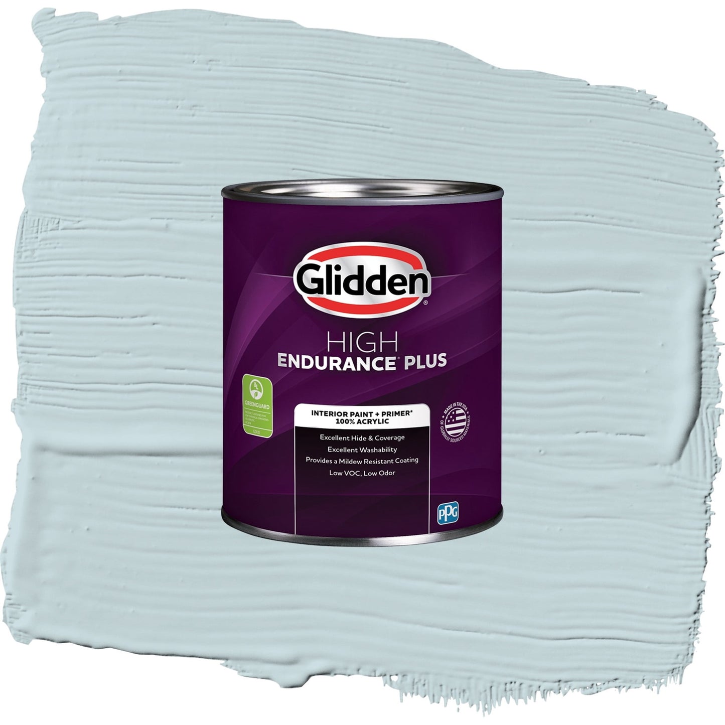 Glidden HEP Scandinavian Sky / Blue, Semi-Gloss Interior Paint with Primer, 1 Quart