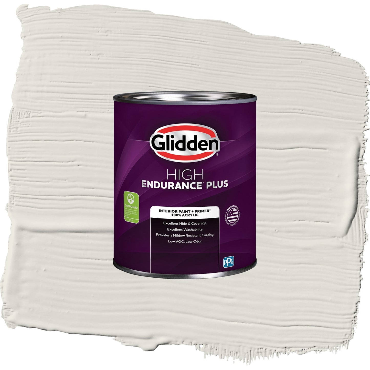 Glidden HEP Shark / Beige, Eggshell Interior Paint with Primer, 1 Quart