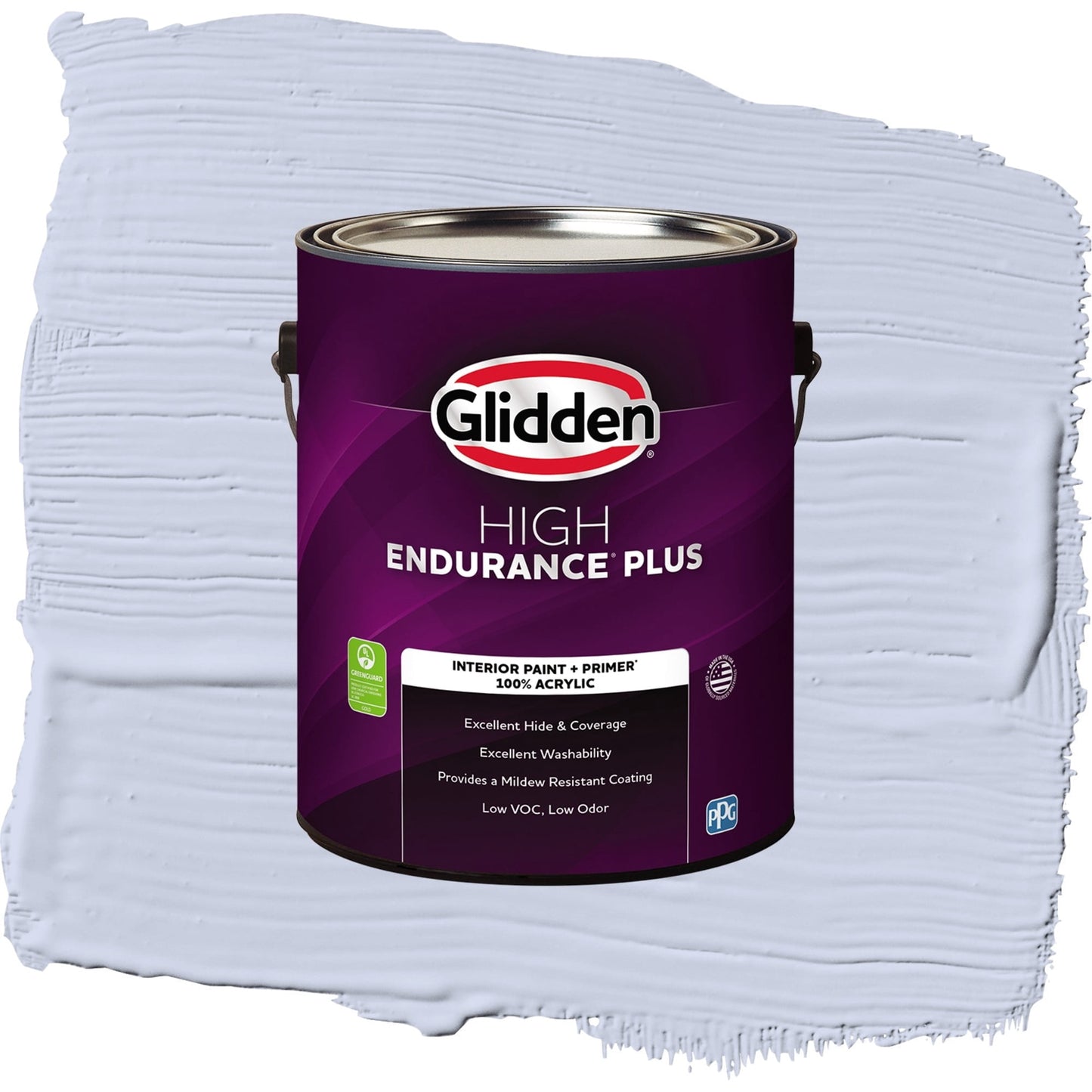 Glidden HEP Sweet Emily / Purple, Eggshell Interior Paint with Primer, 1 Gallon