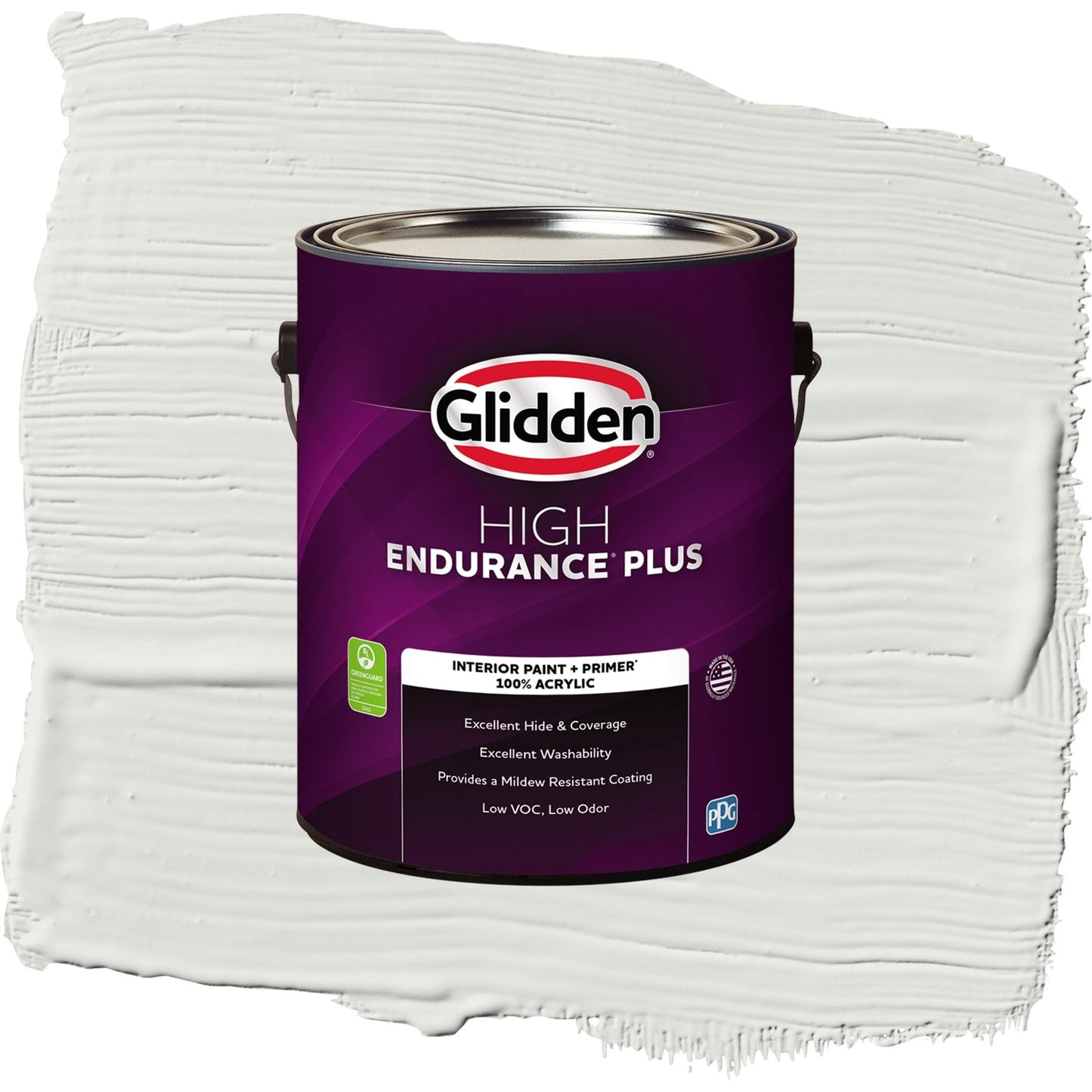 Glidden HEP Tundra Frost / Grey, Semi-Gloss Interior Paint with Primer, 1 Gallon