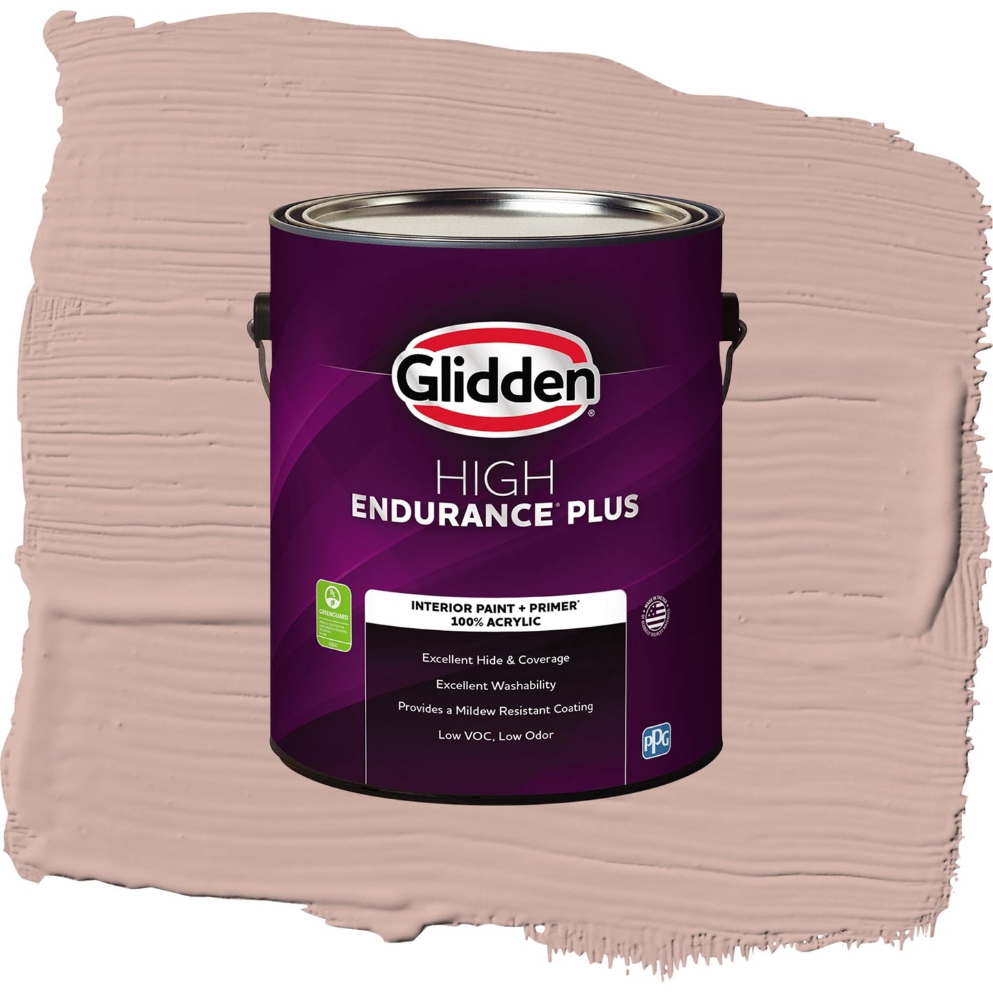Glidden HEP Velveteen Crush / Pink, Eggshell Interior Paint with Primer, 1 Gallon