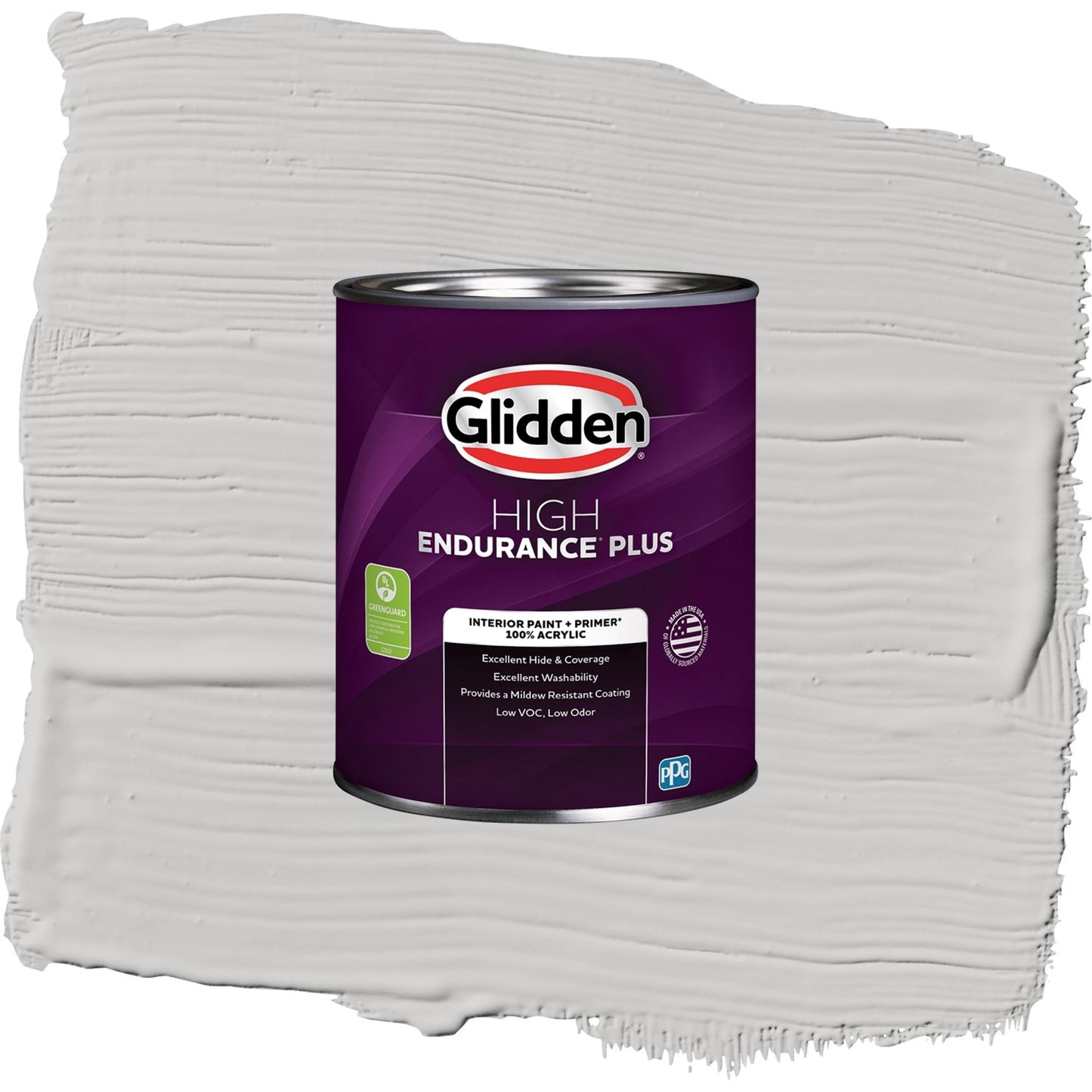 Glidden HEP Steely Gaze Interior Paint + Primer Eggshell , 1 Quart