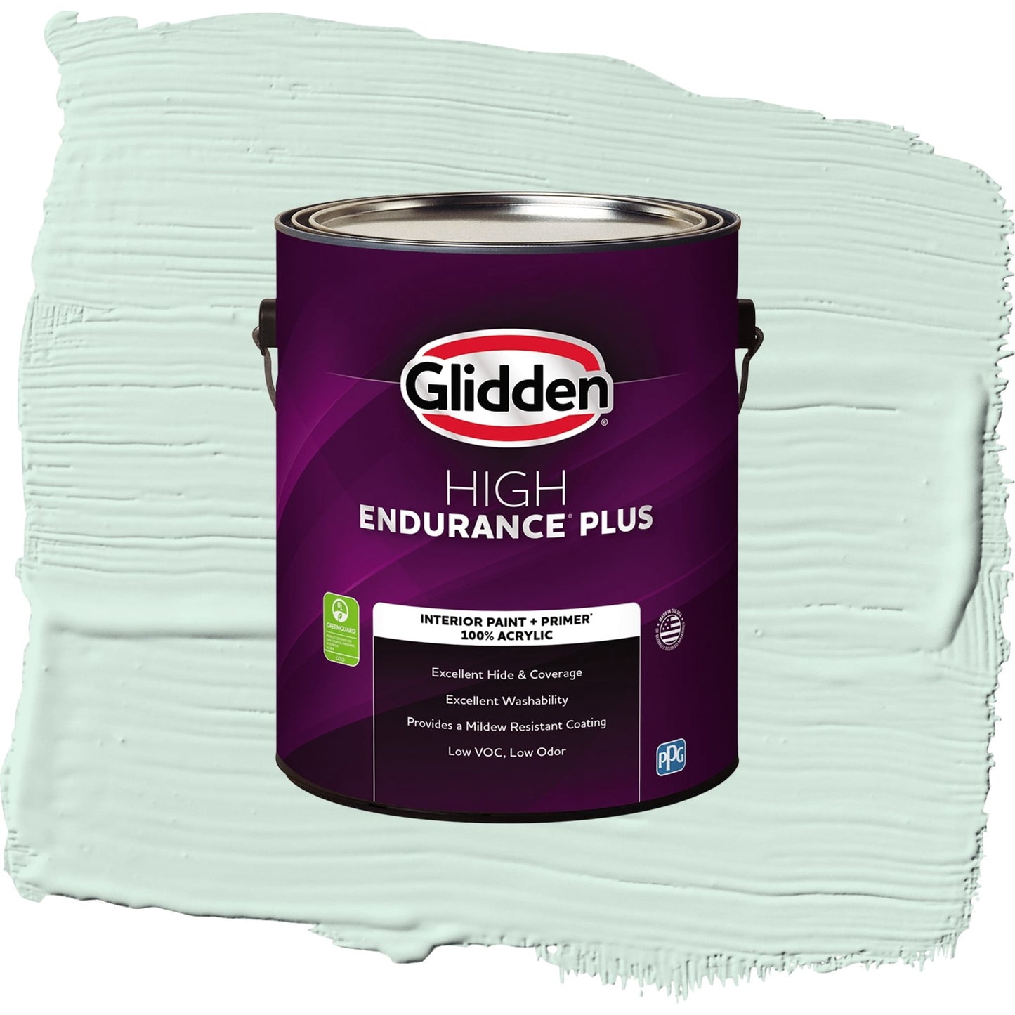 Glidden HEP Summer Breeze Interior Paint + Primer Semi Gloss , 1 Gallon